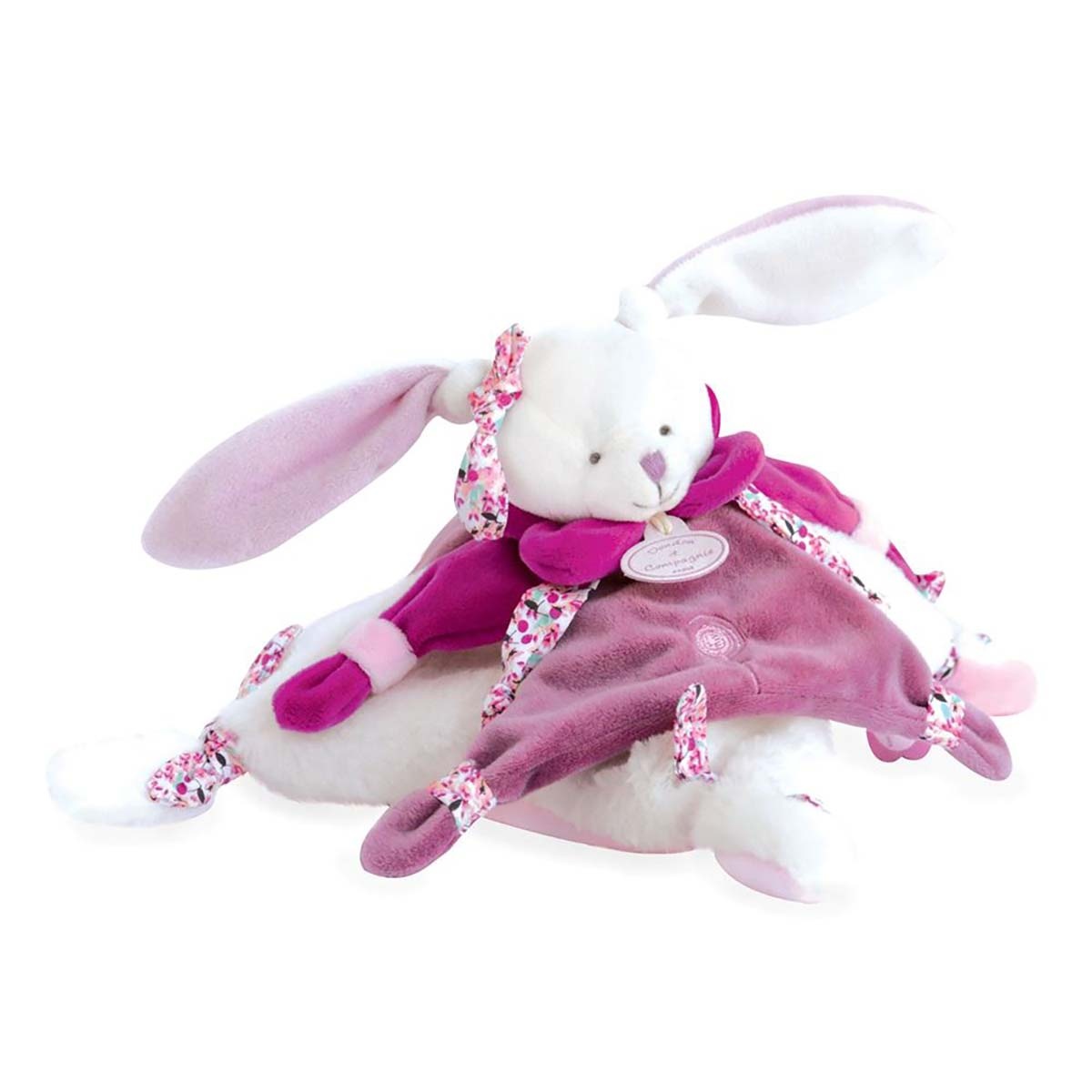 doudou lapin rose