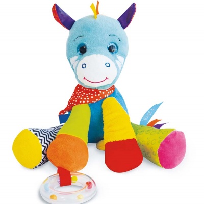 Doudou Peluche d'activits Rio le zbre
