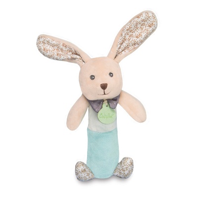 Doudou Hochet Pouet Lapin Poupi 