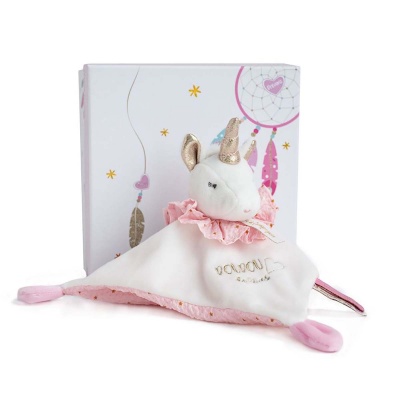 Doudou Licorne Petales